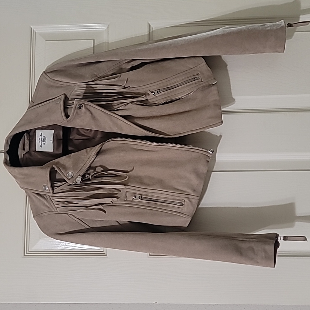 Abercrombie suede jacket